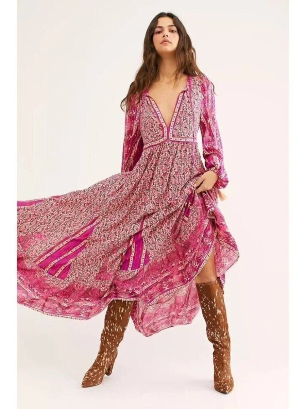 NWT Free People Happy Feelings Maxi MSRP $168